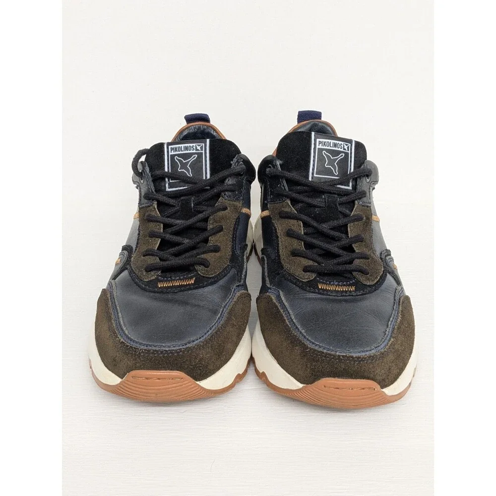 Pikolinos Aranda Sneakers EU 40 / US 7/ 7.5 Blue Suede & Brown Comfort Shoes